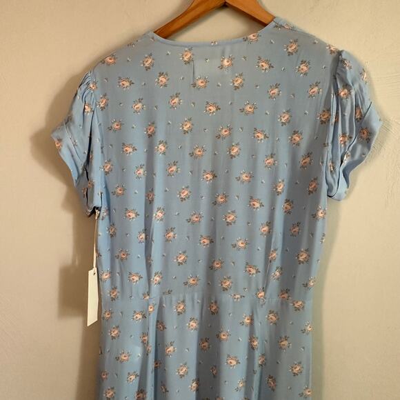 Capulet Elie Dress in Blue Floral Rosebud Print - Picture 11 of 12